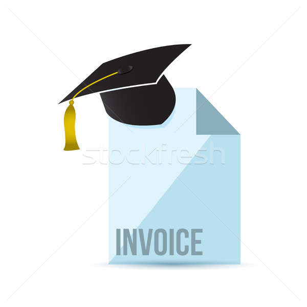 invoice base in education concept. Stock photo © alexmillos