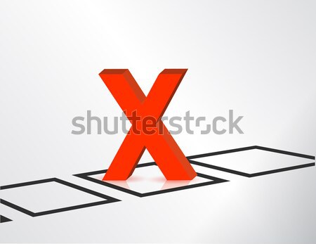 Wireless Router x mark illustration design over a white backgrou Stock photo © alexmillos