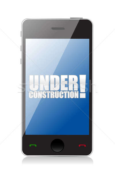 Under construction Web design SEO concept illustration Stock photo © alexmillos