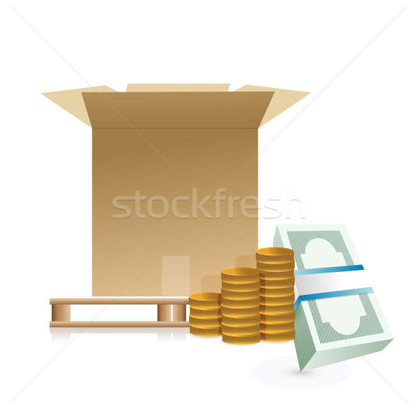 Shipping costs concept illustration design  Stock photo © alexmillos