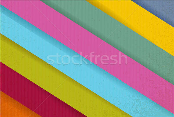 colorful paper lines ready for your customization. Stock photo © alexmillos