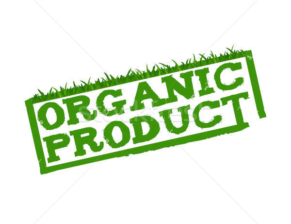 Organic Product sign isolated in white. Stock photo © alexmillos