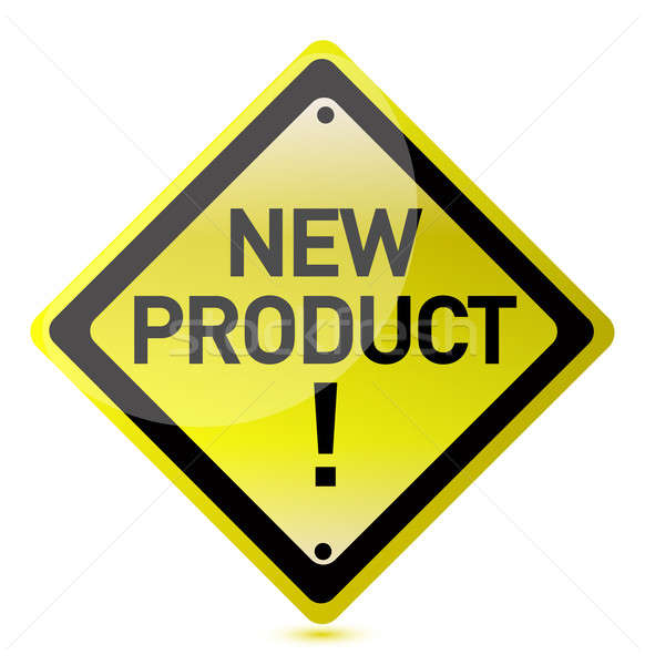 New product sign Stock photo © alexmillos