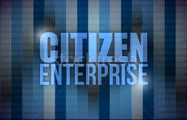 Citizen enterprise business concept  Stock photo © alexmillos