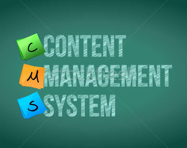 Content Management System Stock photo © alexmillos