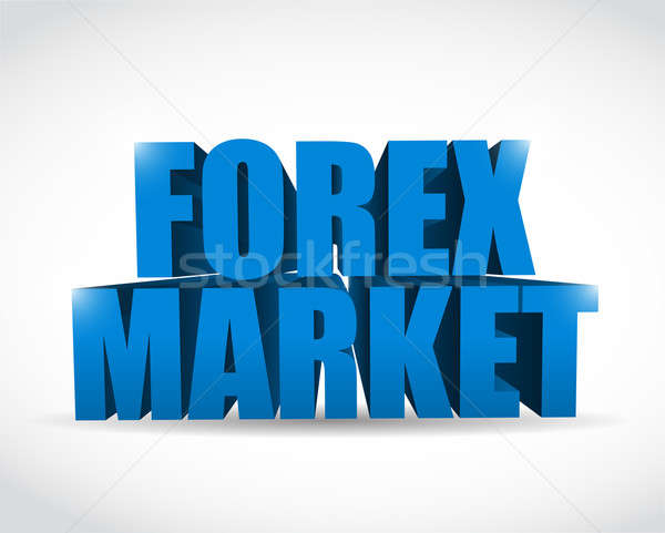 Forex piaţă 3d text semna ilustrare calculator Imagine de stoc © alexmillos