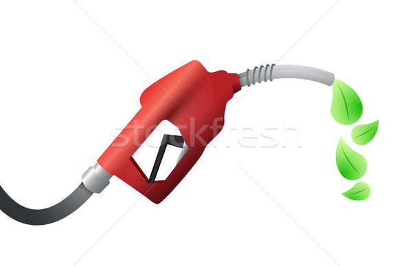 Benzinpumpa öko üzemanyag illusztráció terv olaj Stock fotó © alexmillos