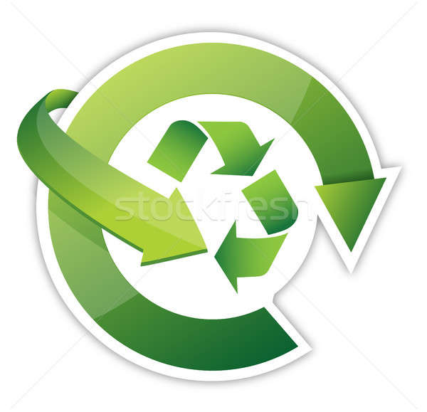 Recycle Arrows, recycle symbol cycle Stock photo © alexmillos