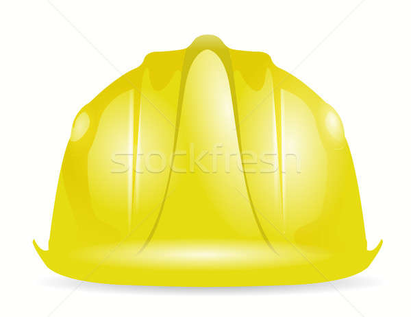 Construction helmet illustration Stock photo © alexmillos