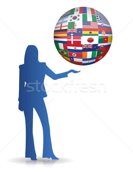world in your hands Stock photo © alexmillos