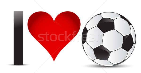 I love soccer  Stock photo © alexmillos