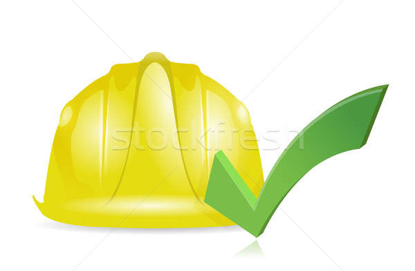 Approve construction illustration design  Stock photo © alexmillos