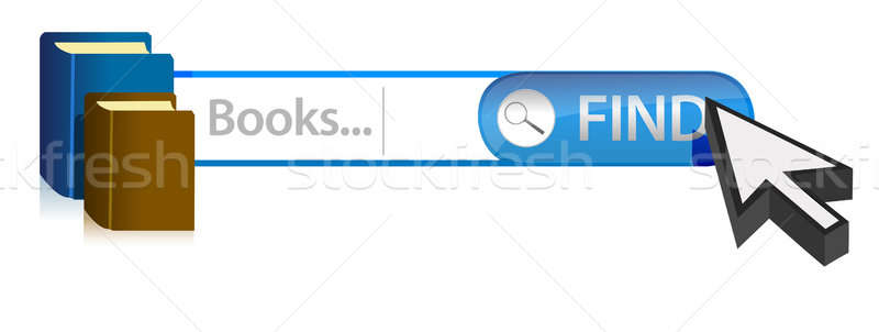 Search for books  Stock photo © alexmillos
