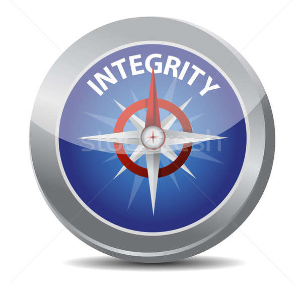 Stock photo: Integrity compass concept