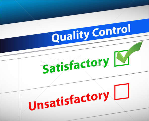 quality control Results business paperwork illustration design g Stock photo © alexmillos