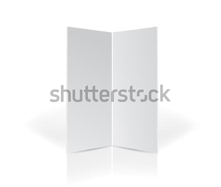 two panel template for customization Stock photo © alexmillos