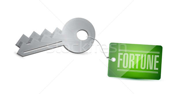 Keys To Your Fortune Concept Illustration design Stock photo © alexmillos