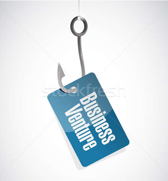 business venture hook sign concept Stock photo © alexmillos