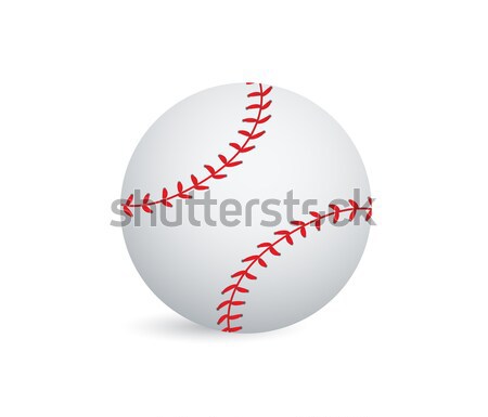 Baseball bombă ilustrare proiect alb sportiv Imagine de stoc © alexmillos