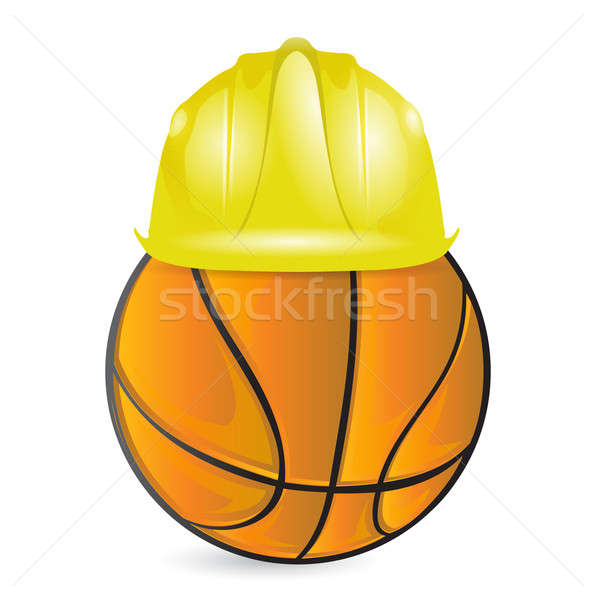 Basketball training. under construction  Stock photo © alexmillos