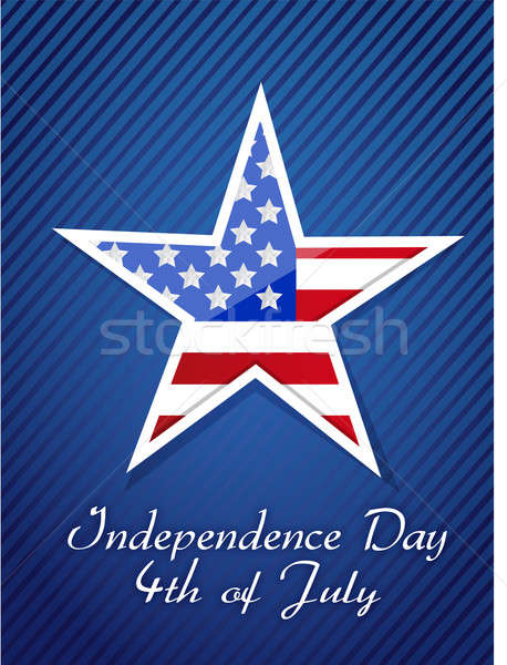 4th July, American Independence Day concept Stock photo © alexmillos