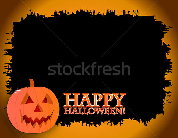 Halloween Pumpkin card Stock photo © alexmillos