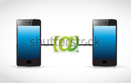 seo phone locator illustration Stock photo © alexmillos