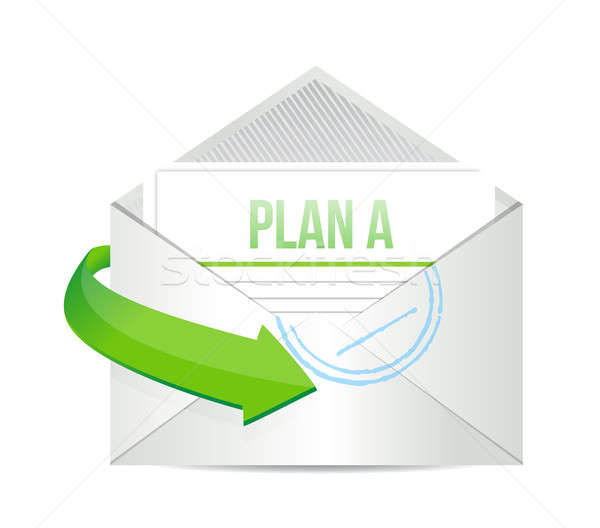 Plan e-mail bilgi örnek iş posta Stok fotoğraf © alexmillos