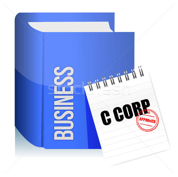 Stempel corporatie juridische document business Stockfoto © alexmillos
