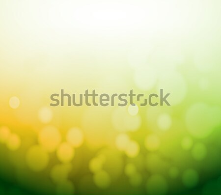 illustration design of soft colored green and orange abstract ba Stock photo © alexmillos