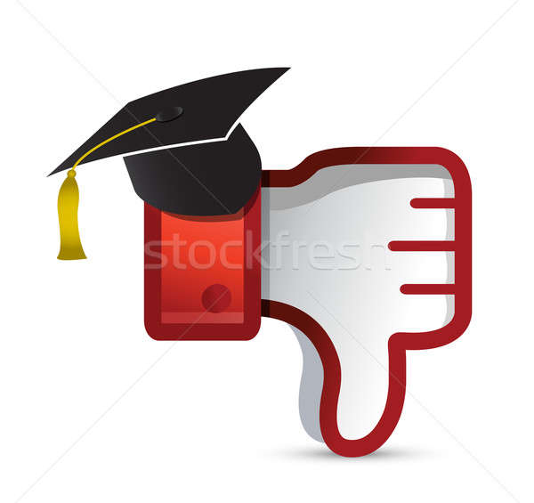 Education Dislike Icon Stock photo © alexmillos