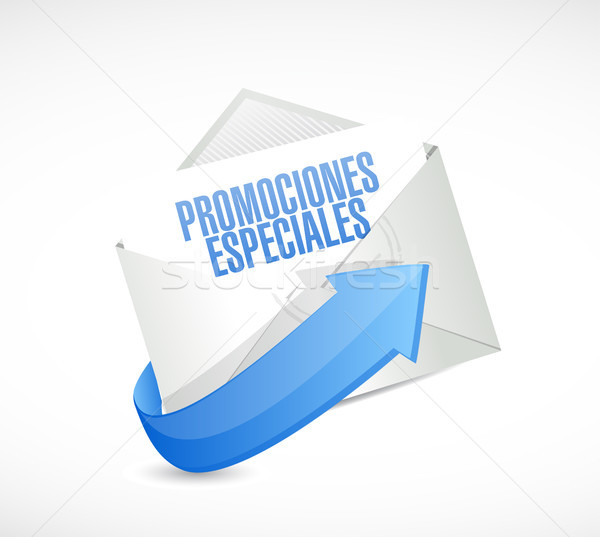 special promotions in Spanish meter sign concept Stock photo © alexmillos