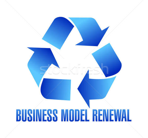 Business model renewal illustration  Stock photo © alexmillos