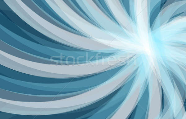 Abstract blue background, wave illustration design graphic Stock photo © alexmillos