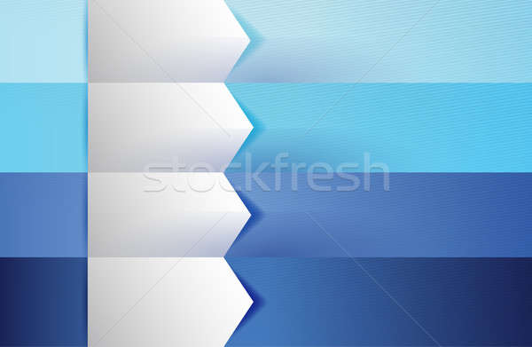 Aanpasbare Blauw textuur banners infographics web Stockfoto © alexmillos