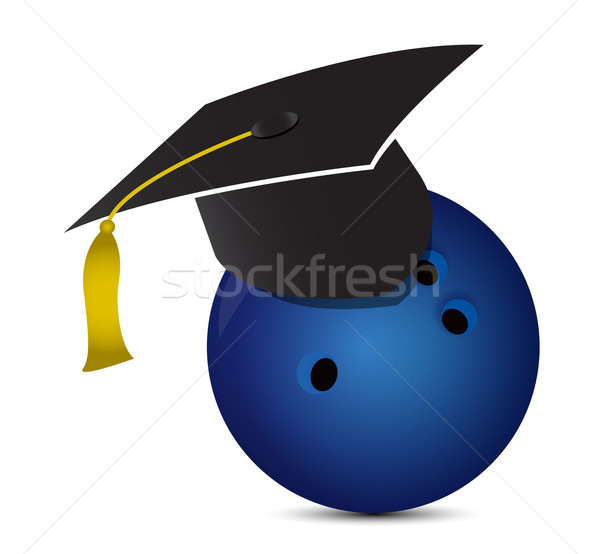 Bowling training school  Stock photo © alexmillos