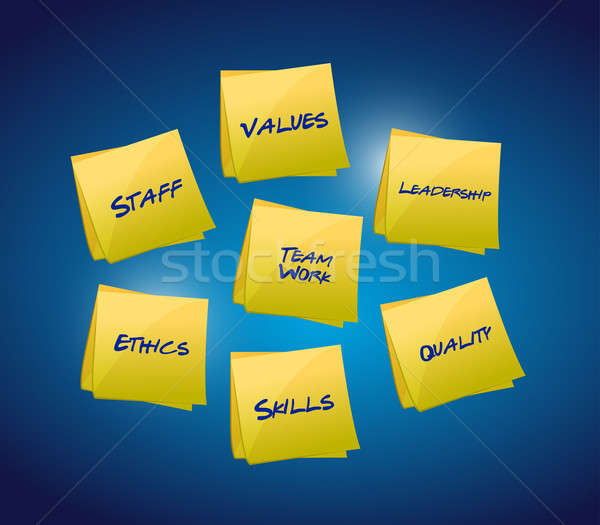 Business and organizational diagram Stock photo © alexmillos