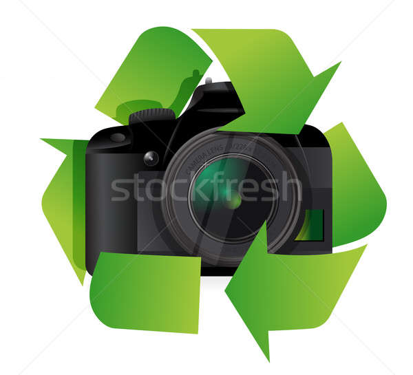 Camera recycle concept  Stock photo © alexmillos