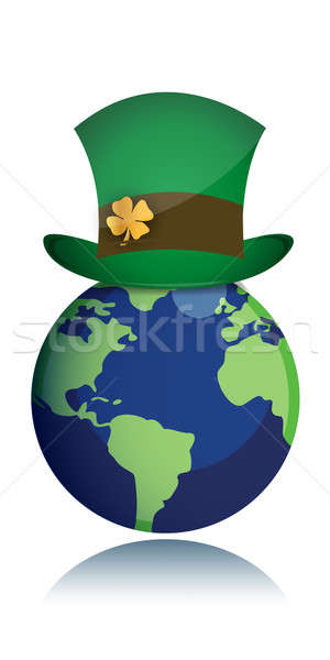 St Patrick day concept with green hat Stock photo © alexmillos
