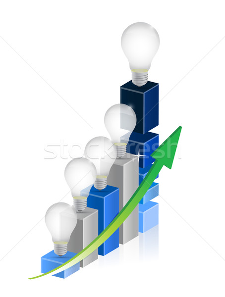 [[stock_photo]]: Graphe · d'affaires · idée · haut · nature · science · pense