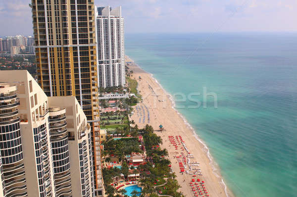 Sunny Isles Beach Miami. Ocean front residences.  Stock photo © alexmillos