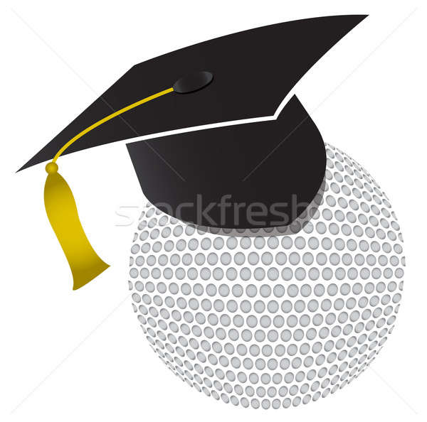 Golf training school illustration design Stock photo © alexmillos