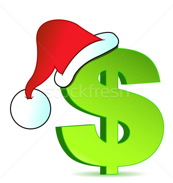 Christmas expenses illustration concept design Stock photo © alexmillos