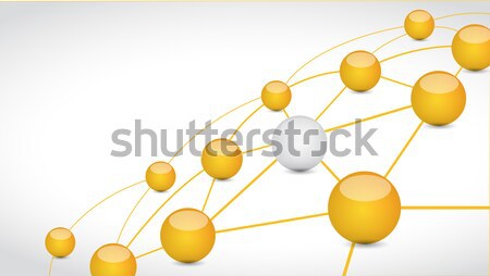 Global wealth illustration design over a white background Stock photo © alexmillos