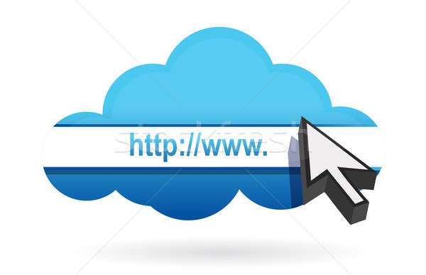 Http felhő üzlet laptop technológia szerver Stock fotó © alexmillos