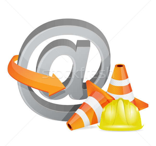 internet problem illustration design Stock photo © alexmillos