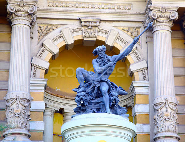 Foto stock: Centro · de · la · ciudad · Santiago · Chile · belleza · palma