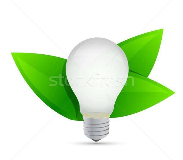 green eco energy concept. Idea growing Stock photo © alexmillos