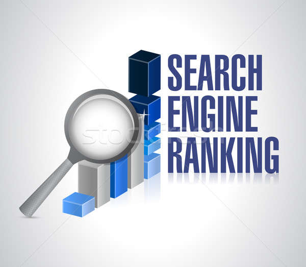 Business graph. search engine ranking search Stock photo © alexmillos