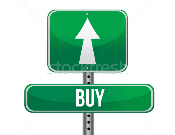 Buy road sign illustration design Stock photo © alexmillos